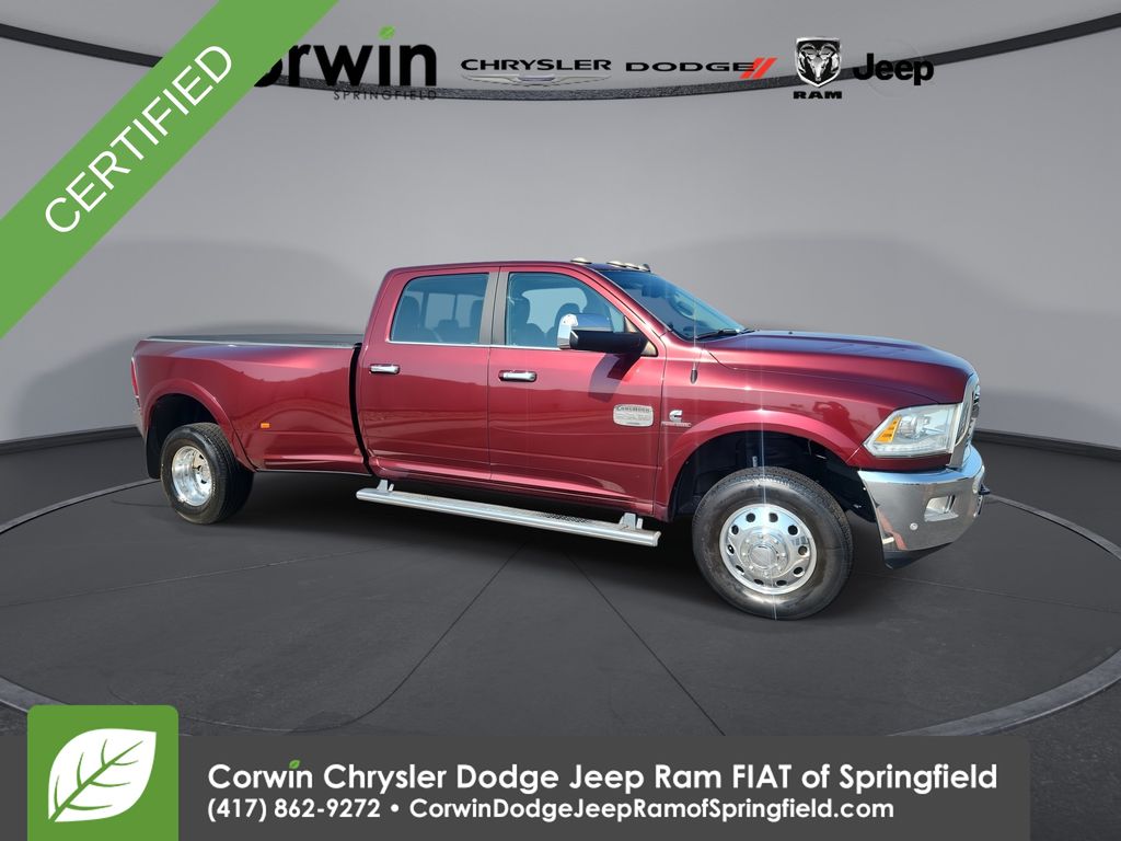 Delmonico Red Pearlcoat 2017 RAM 3500 Pickup Truck Four-Wheel Drive 6-Speed Automatic