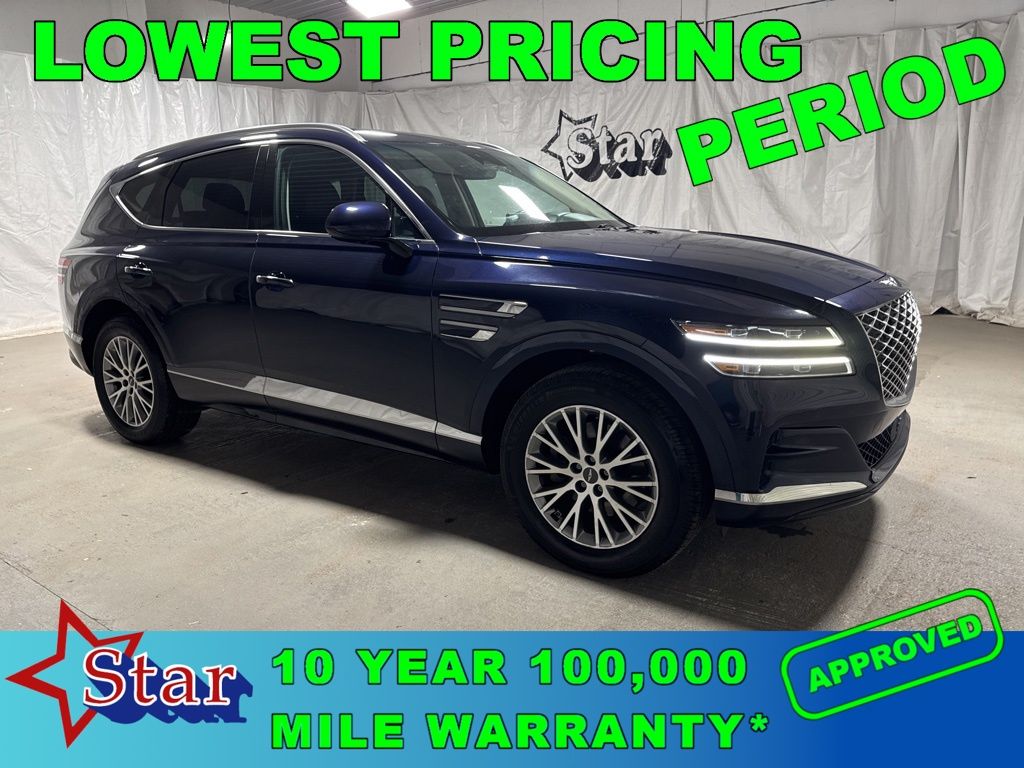 Capri Blue 2024 Genesis GV80 SUV / Crossover All-Wheel Drive 8-Speed Automatic