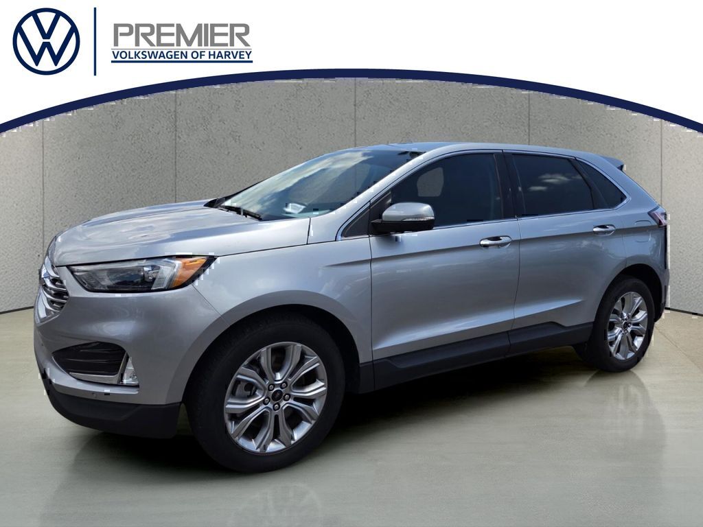 Silver Metallic 2023 Ford Edge SUV / Crossover All-Wheel Drive 8-Speed Automatic