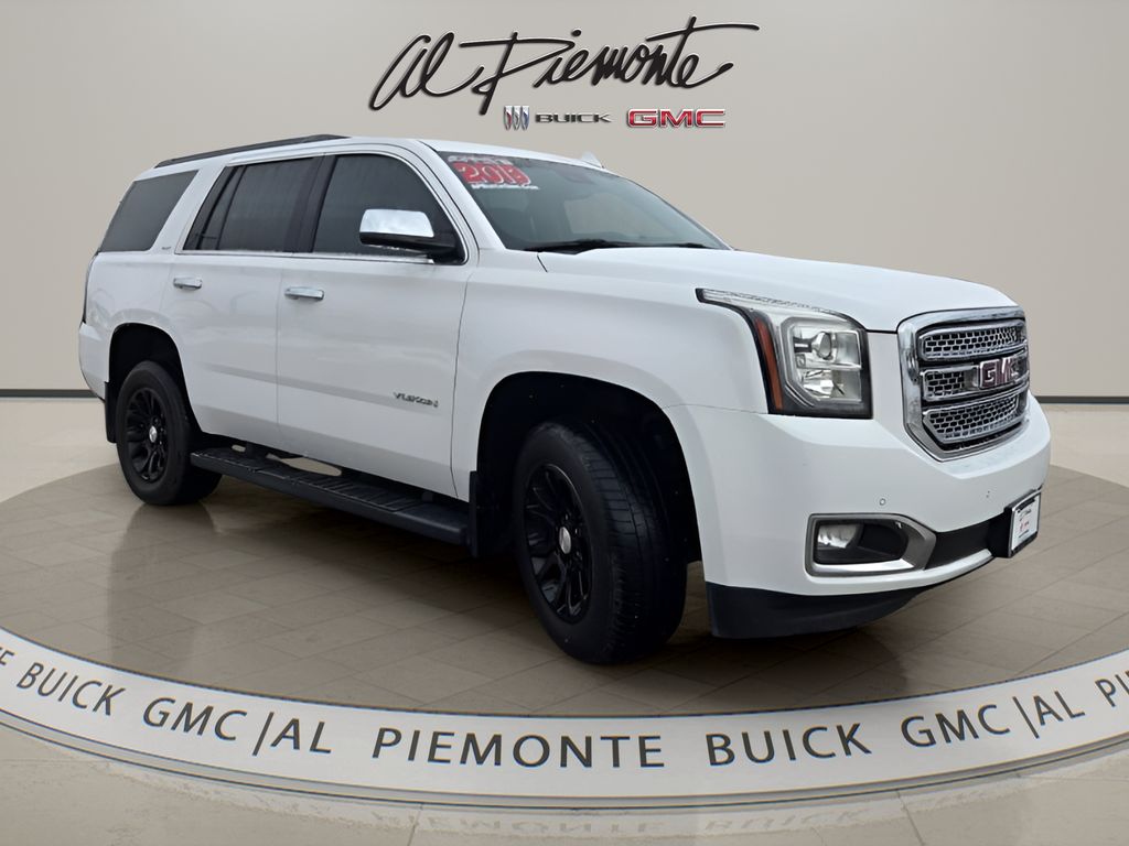 Summit White 2019 GMC Yukon SLT 4WD SUV / Crossover Four-Wheel Drive 6-Speed Automatic Overdrive