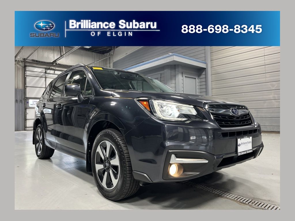 Dark Gray Metallic 2018 Subaru Forester SUV / Crossover All-Wheel Drive Continuously Variable Transmission