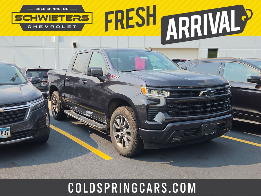 Dark Ash Metallic 2023 Chevrolet Silverado 1500 Pickup Truck Four-Wheel Drive Automatic