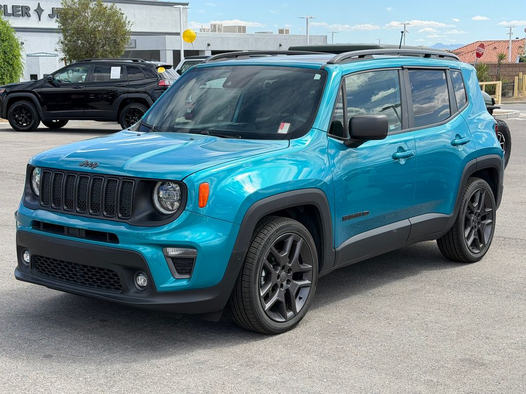 Bikini Metallic Clearcoat 2021 Jeep Renegade Latitude FWD SUV / Crossover Front-Wheel Drive 9-Speed Automatic
