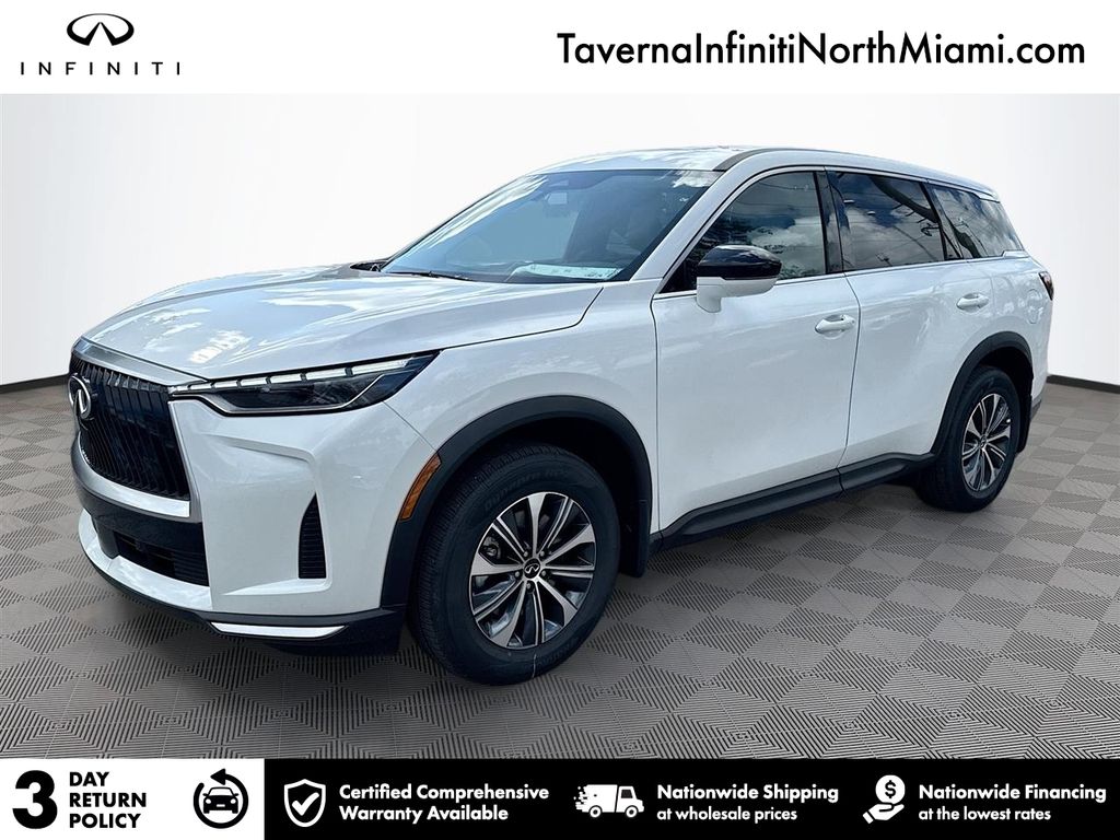 White 2027 INFINITI QX60 SUV / Crossover Front-Wheel Drive 9-Speed Automatic