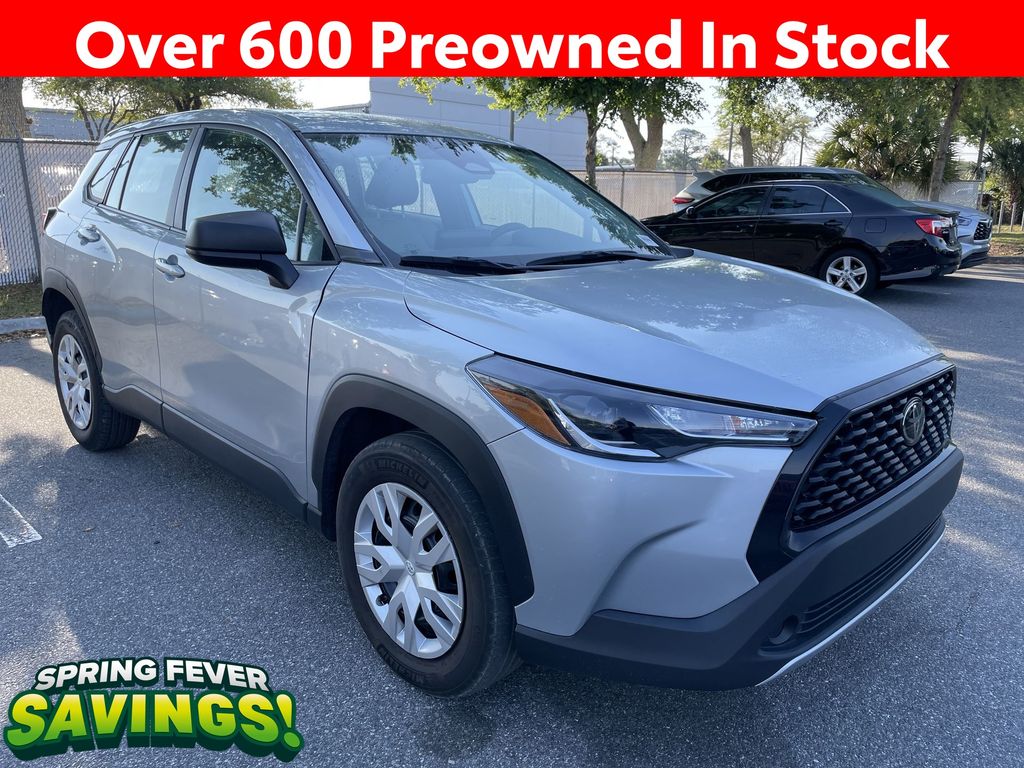 Sonic Silver 2024 Toyota Corolla Cross L FWD SUV / Crossover Front-Wheel Drive Continuously Variable Transmission