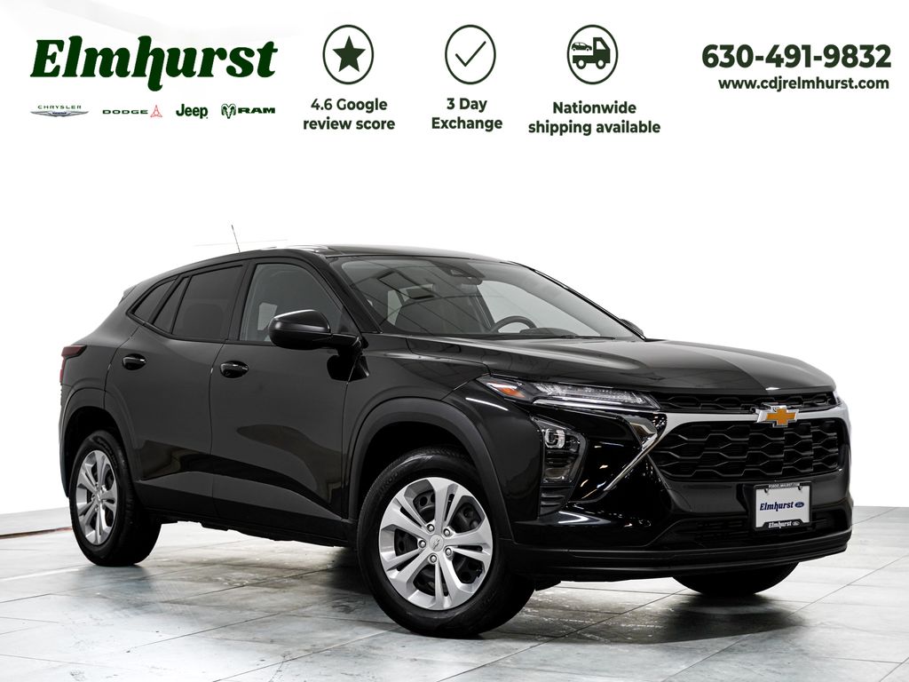 Black Metallic 2025 Chevrolet Trax SUV / Crossover Front-Wheel Drive 6-Speed Automatic