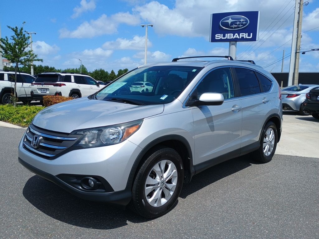 Alabaster Silver Metallic 2012 Honda CR-V EX-L FWD SUV / Crossover Front-Wheel Drive 5-Speed Automatic