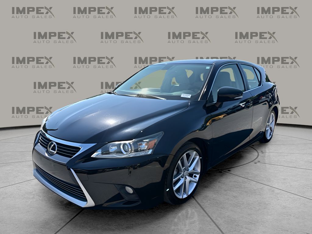 Black (Obsidian) 2015 Lexus CT Hybrid 200h FWD Wagon Front-Wheel Drive Continuously Variable Transmission