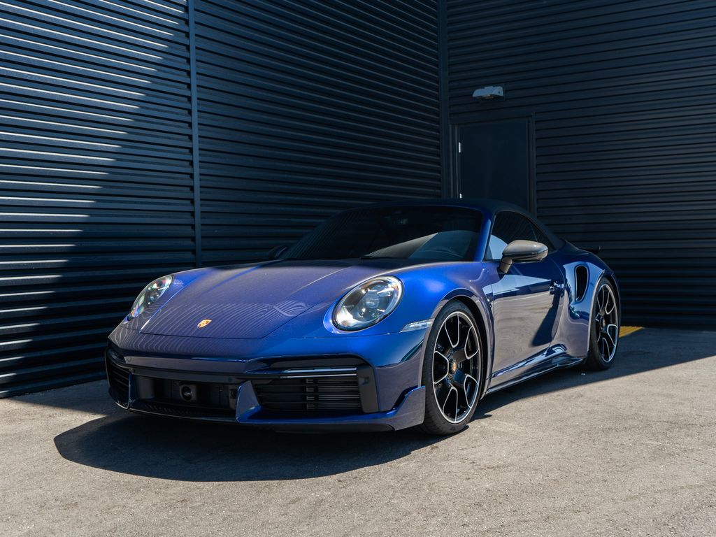 Gentian Blue Metallic 2025 Porsche 911 Convertible All-Wheel Drive 8-Speed Automatic