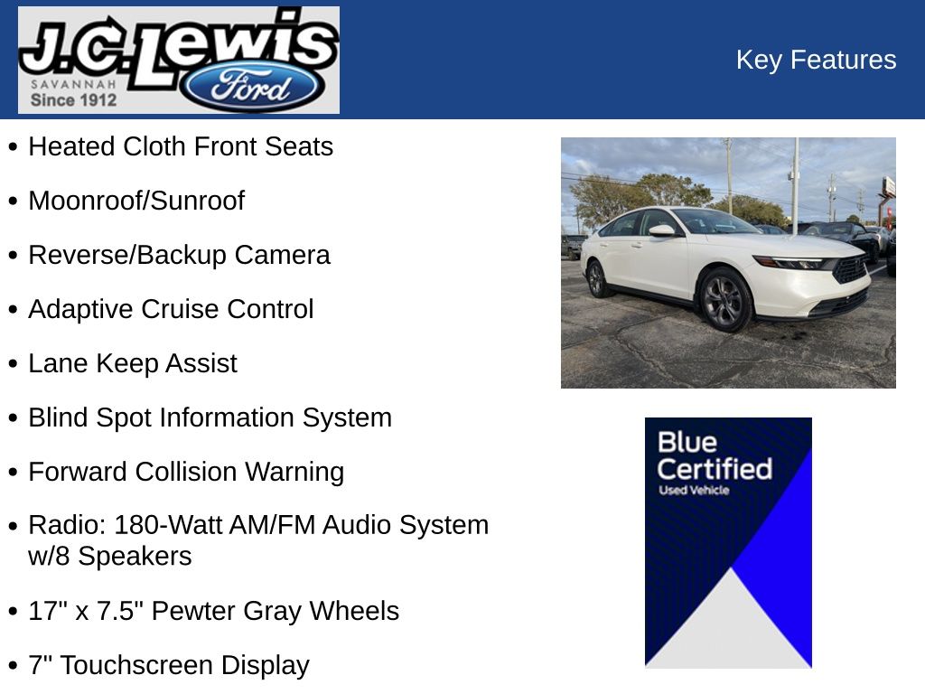 2024 Honda Accord Sedan EX