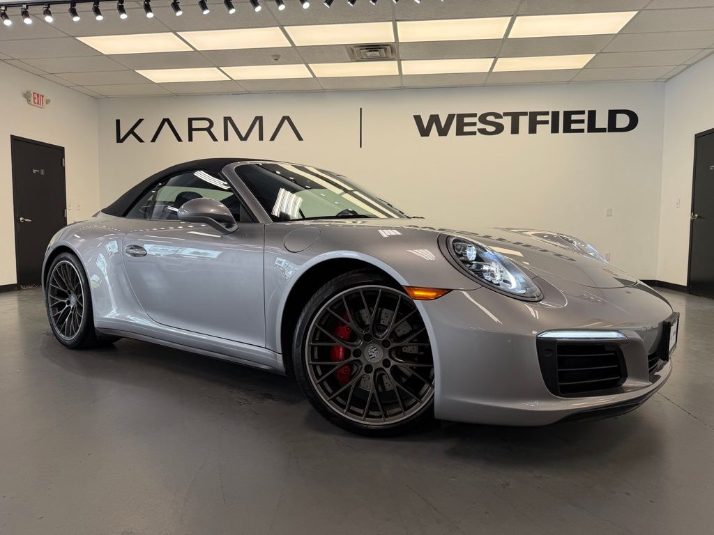 Silver 2018 Porsche 911 Coupe 7-Speed Manual