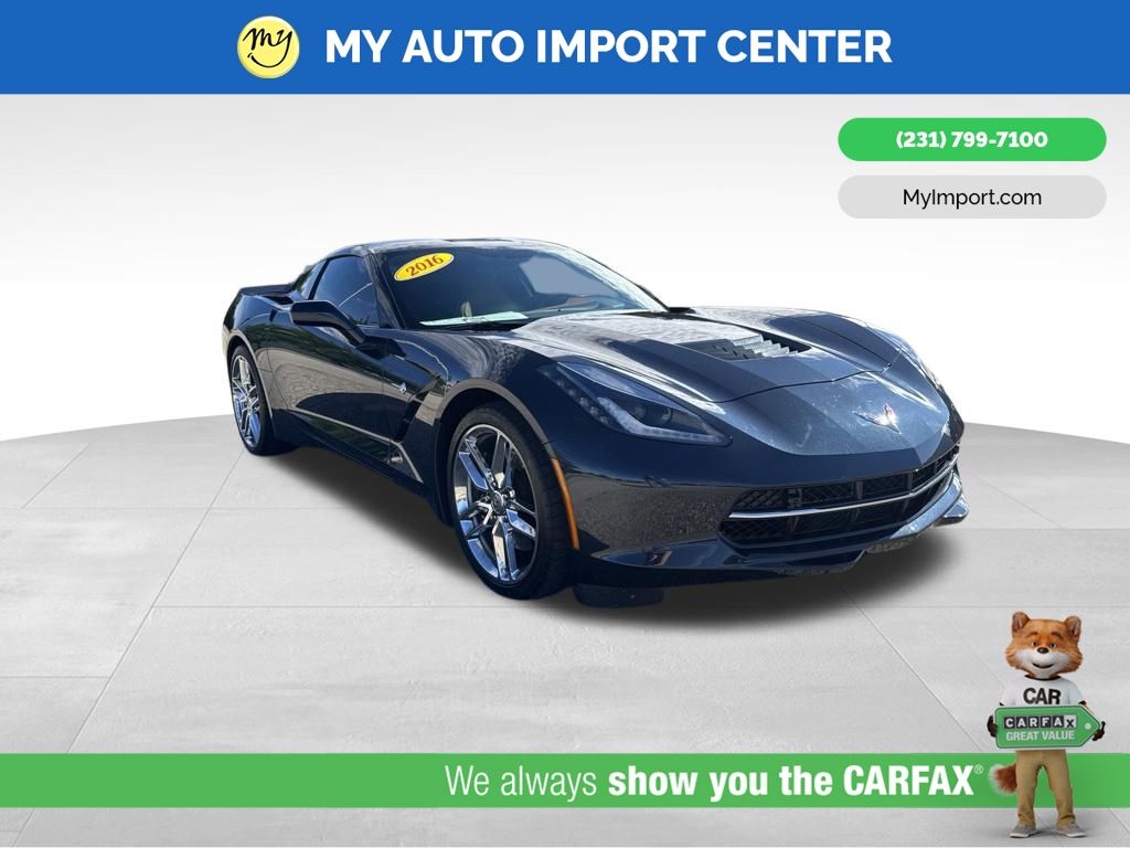 Night Race Blue Metallic 2016 Chevrolet Corvette Coupe Rear-Wheel Drive 8-Speed Automatic