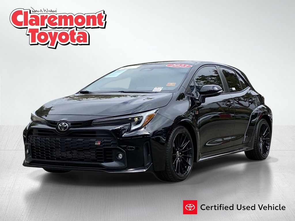 Black 2023 Toyota GR Corolla Hatchback All-Wheel Drive 6-Speed Manual