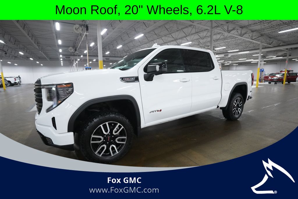 Summit White 2023 GMC Sierra 1500 Pickup Truck Four-Wheel Drive Automatic