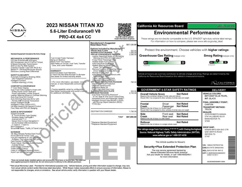 2023 Nissan TITAN XD Crew Cab PRO-4X