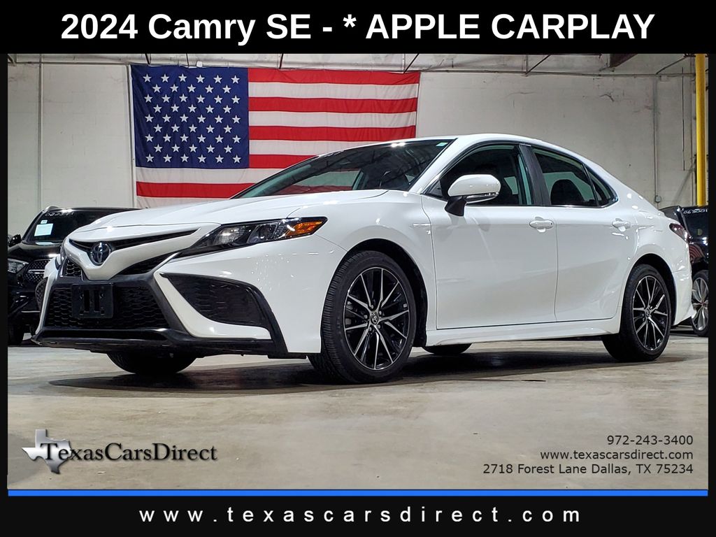 Ice Cap 2024 Toyota Camry SE FWD Sedan Front-Wheel Drive 8-Speed Automatic