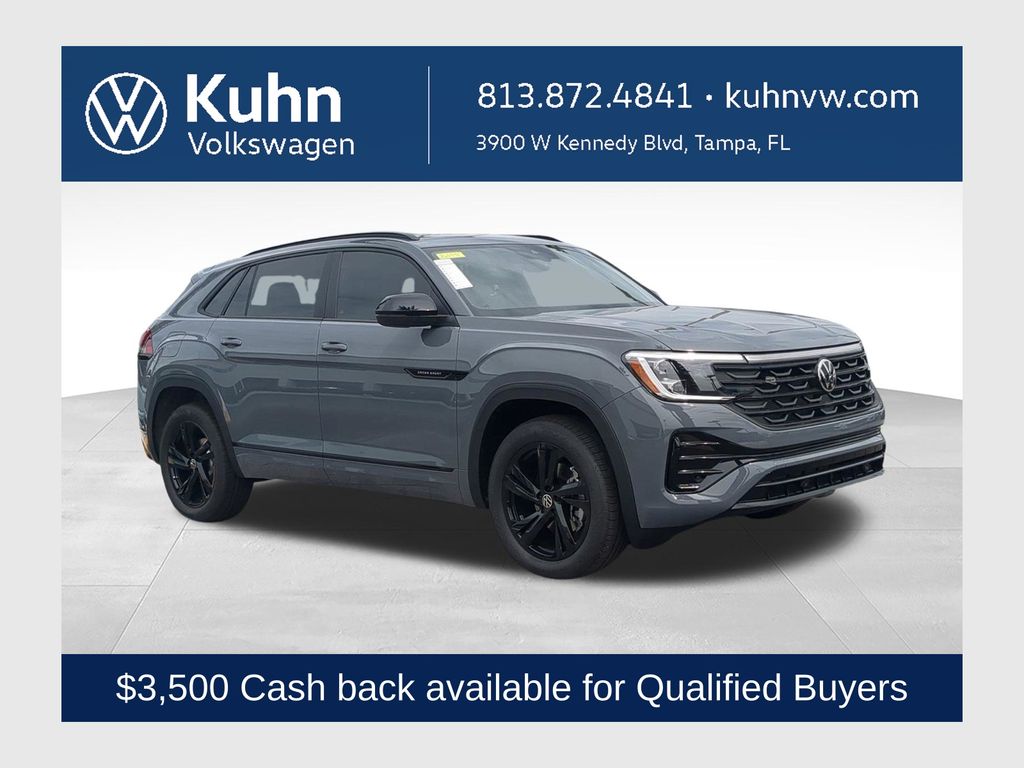 Pure Gray 2026 Volkswagen Atlas Cross Sport SUV / Crossover All-Wheel Drive 8-Speed Automatic