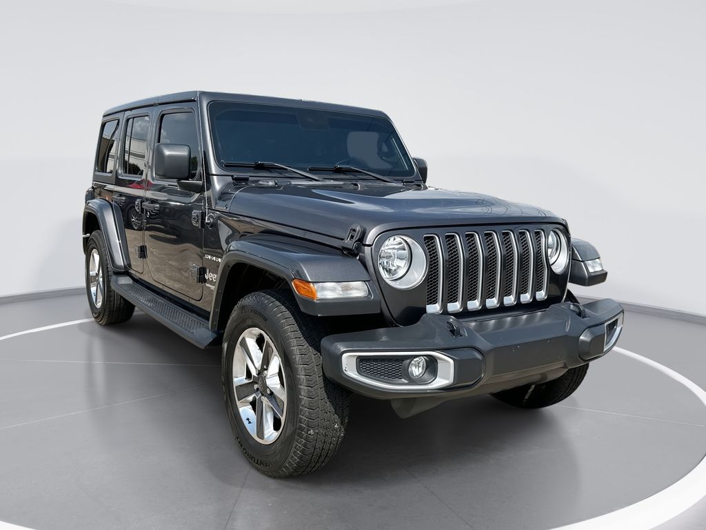 2020 Jeep Wrangler Unlimited Sahara Gray at Bob Mills Chevrolet