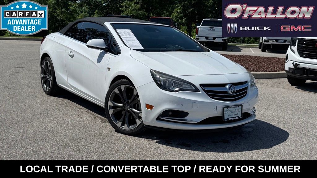 Summit White 2017 Buick Cascada Premium FWD Convertible Front-Wheel Drive 6-Speed Automatic Overdrive