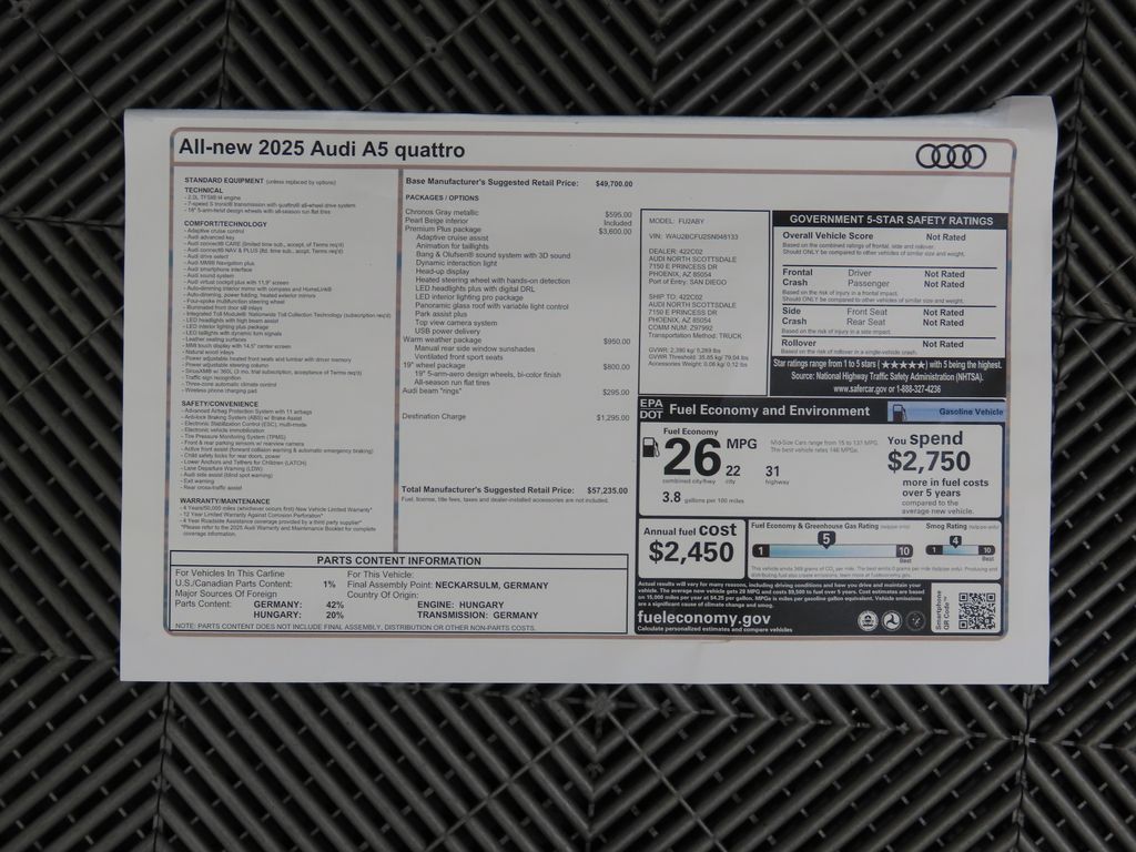 Thumbnail: 2025 Audi A5 - 9