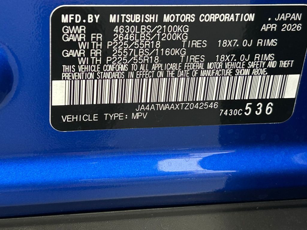 New 2026 Blue Metallic Mitsubishi SE image 40