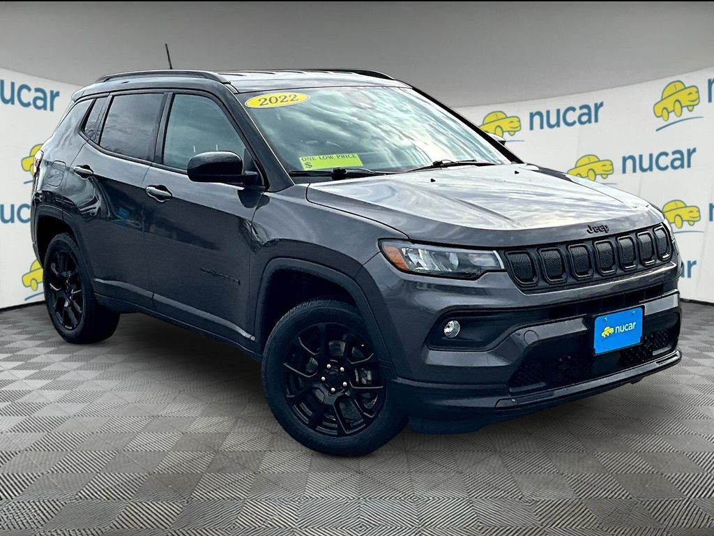 Gray (Granite Crystal Metallic Clearcoat) 2022 Jeep Compass Altitude 4WD SUV / Crossover Four-Wheel Drive 9-Speed Automatic