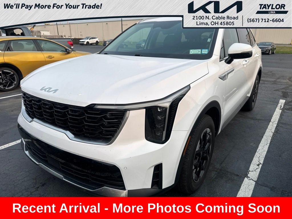 White Pearl 2024 Kia Sorento SUV / Crossover Front-Wheel Drive 8-Speed Automatic