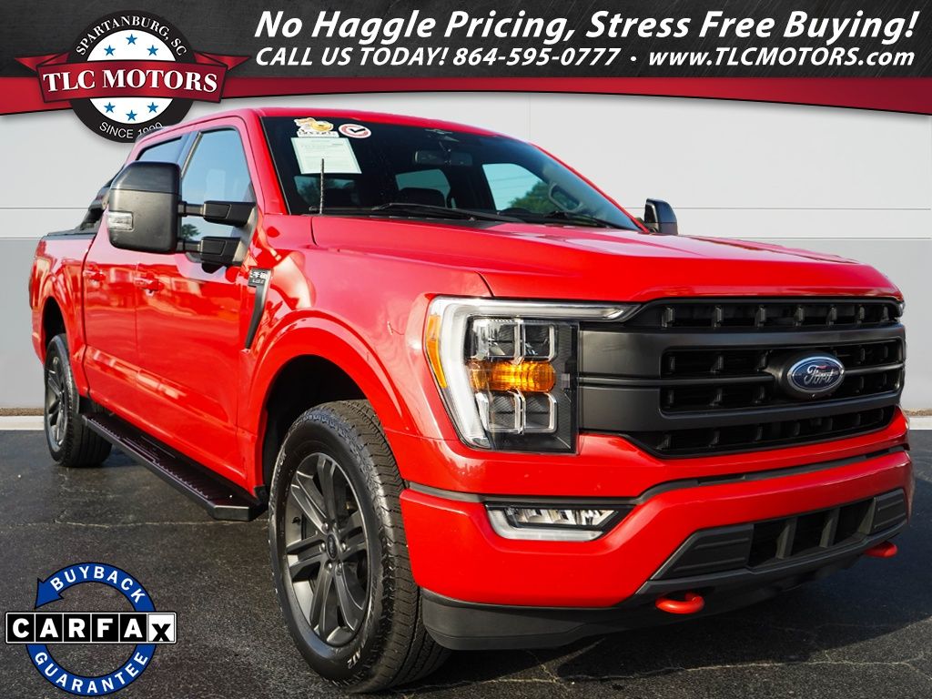 Race Red 2023 Ford F-150 Pickup Truck Four-Wheel Drive Automatic