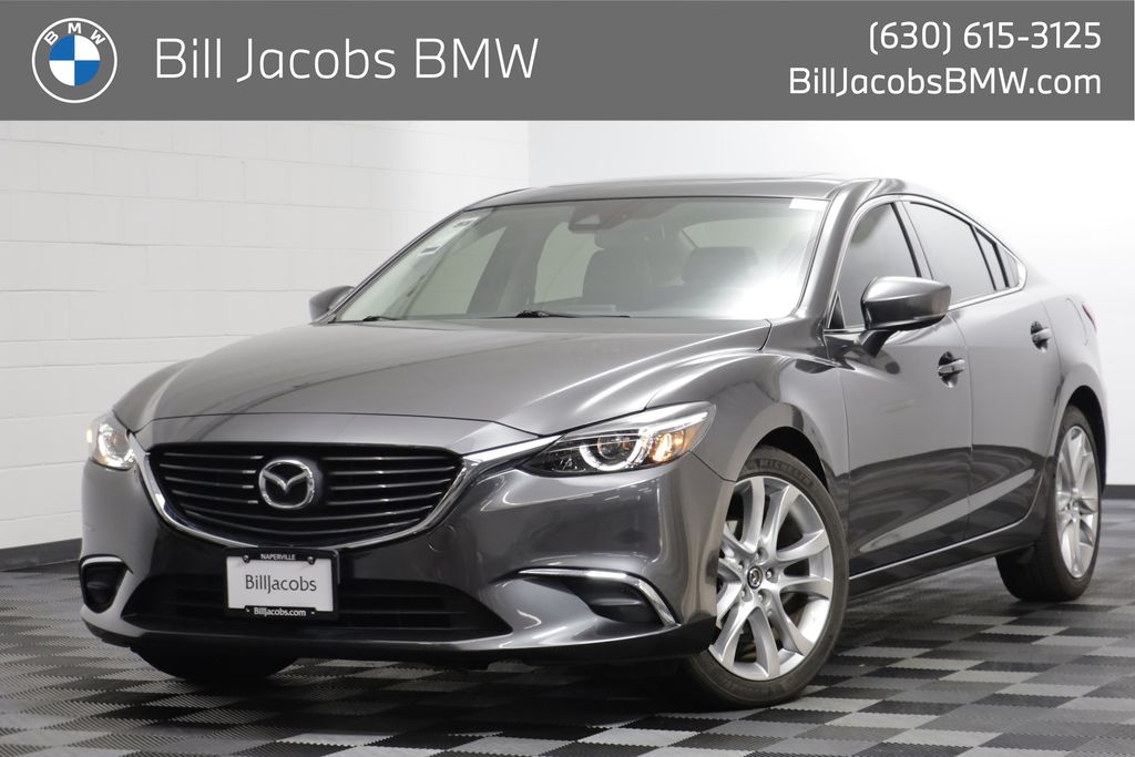 Machine Gray Metallic 2017 Mazda MAZDA6 Sedan Front-Wheel Drive Automatic