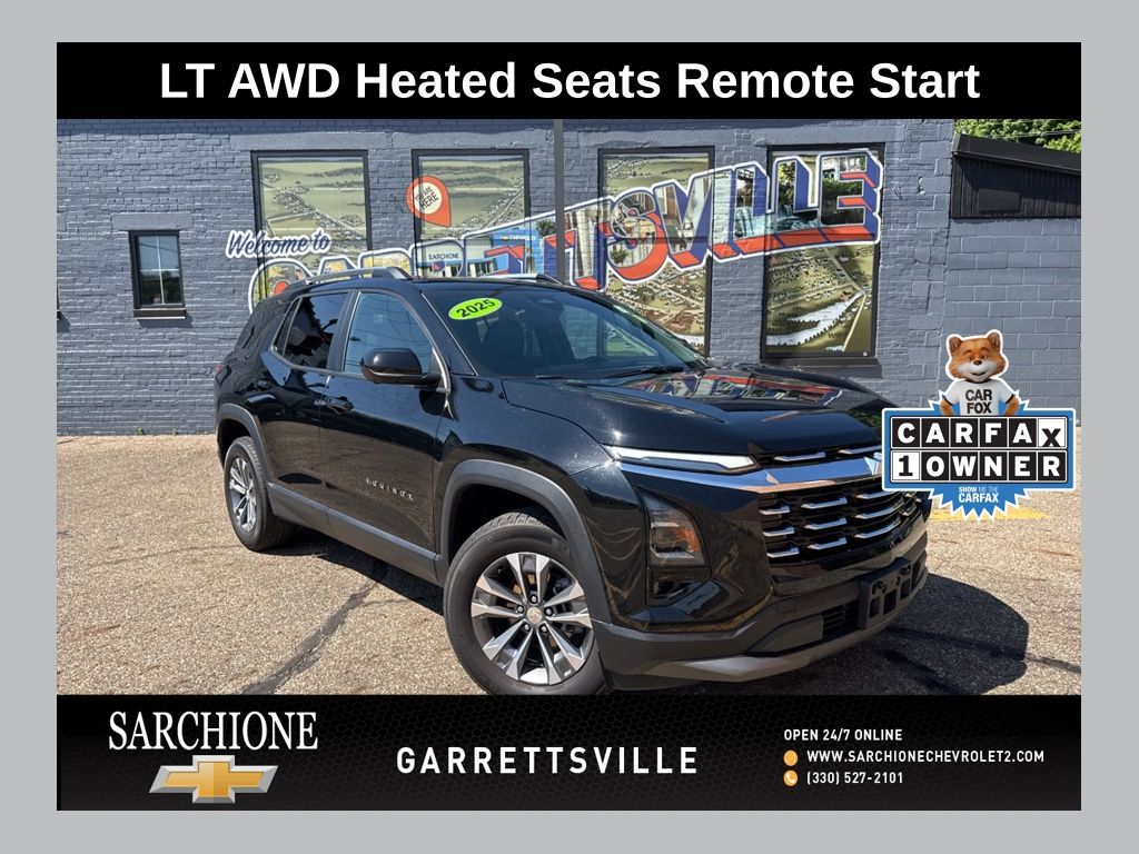 Mosaic Black Metallic 2025 Chevrolet Equinox SUV / Crossover Four-Wheel Drive 8-Speed Automatic