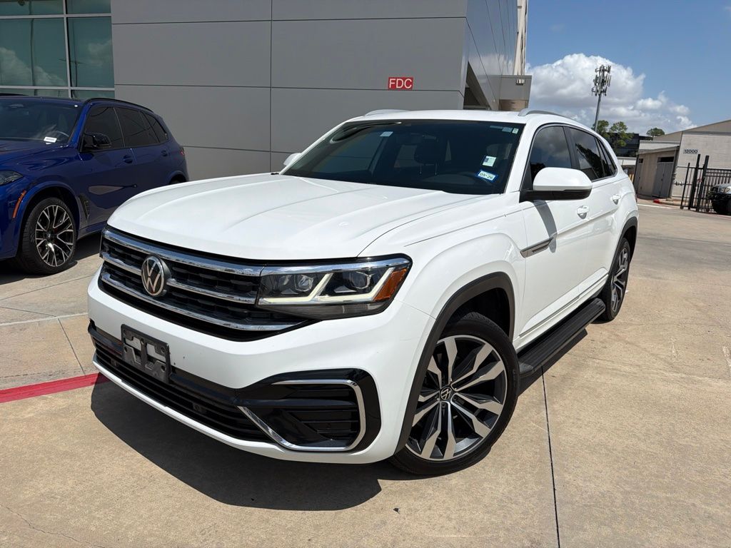 2020 Volkswagen Atlas Cross Sport 3.6L V6 SEL R-Line White at DeMontrond Auto Country