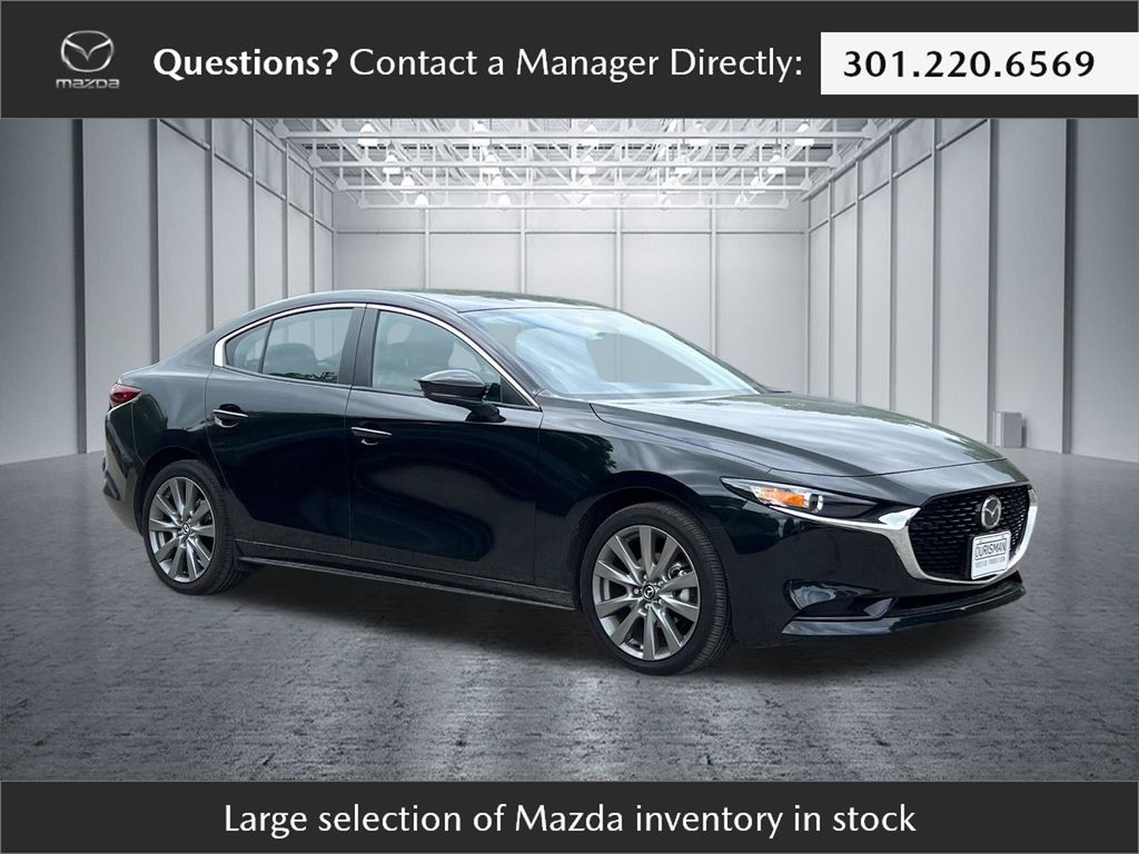 Jet Black 2026 Mazda MAZDA3 Sedan Front-Wheel Drive 6-Speed Automatic