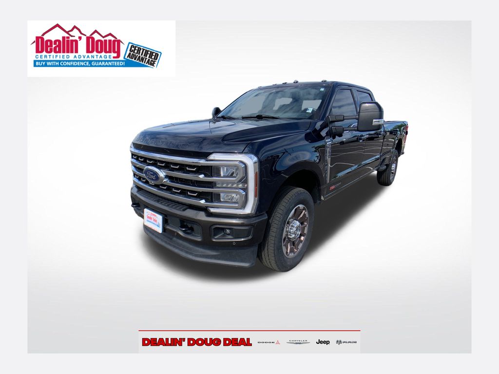 Antimatter Blue Metallic 2024 Ford F-350 Super Duty King Ranch Crew Cab 4WD Pickup Truck Four-Wheel Drive Automatic