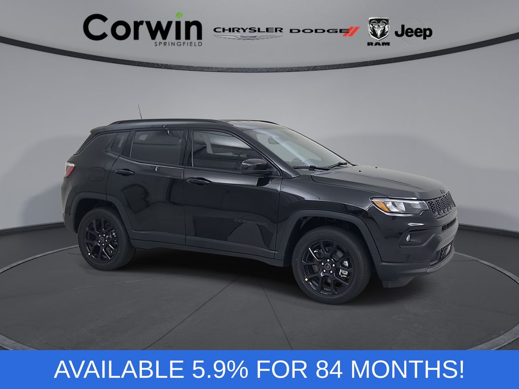 Diamond Black Crystal Pearlcoat 2026 Jeep Compass SUV / Crossover Four-Wheel Drive 8-Speed Automatic