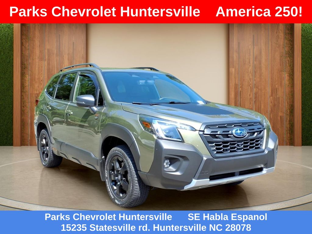 Green Metallic 2023 Subaru Forester SUV / Crossover All-Wheel Drive Continuously Variable Transmission