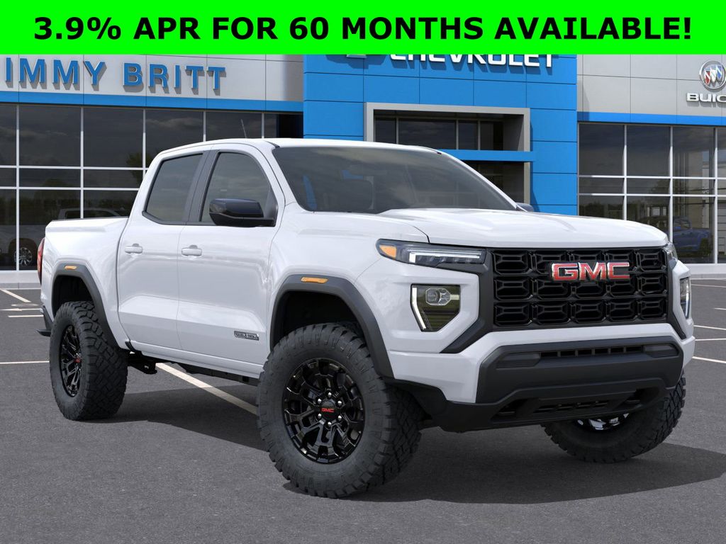 Summit White 2026 GMC Canyon Elevation Crew Cab RWD Pickup Truck 4X2 8-Speed Automatic