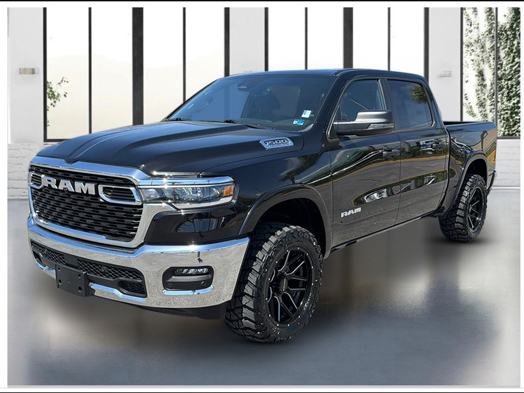 Diamond Black Crystal Pearlcoat 2026 RAM 1500 Big Horn Crew Cab 4WD Pickup Truck Four-Wheel Drive 8-Speed Automatic