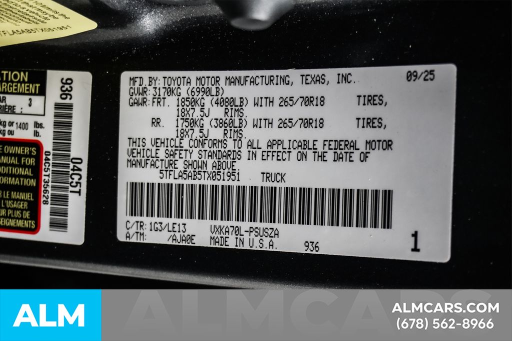 Used 2026 Gray Toyota SR5 image 59