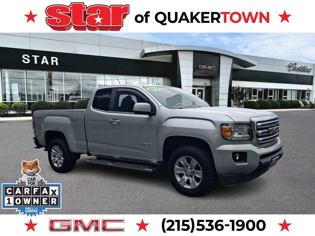 Quicksilver Metallic 2015 GMC Canyon Pickup Truck Four-Wheel Drive 6-Speed Automatic