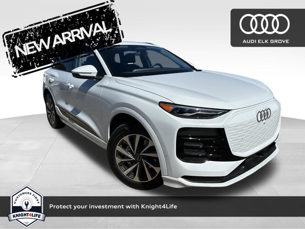 Glacier White Metallic 2025 Audi Q6 e-tron SUV / Crossover All-Wheel Drive Automatic