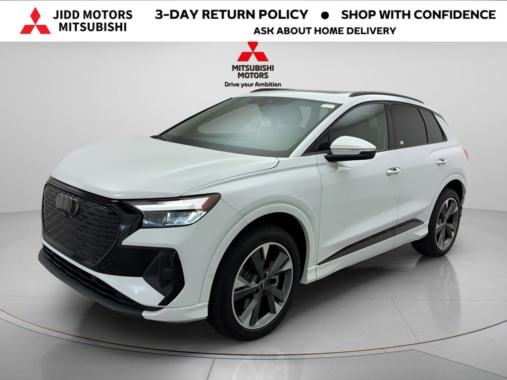 White 2023 Audi Q4 e-tron SUV / Crossover All-Wheel Drive Automatic