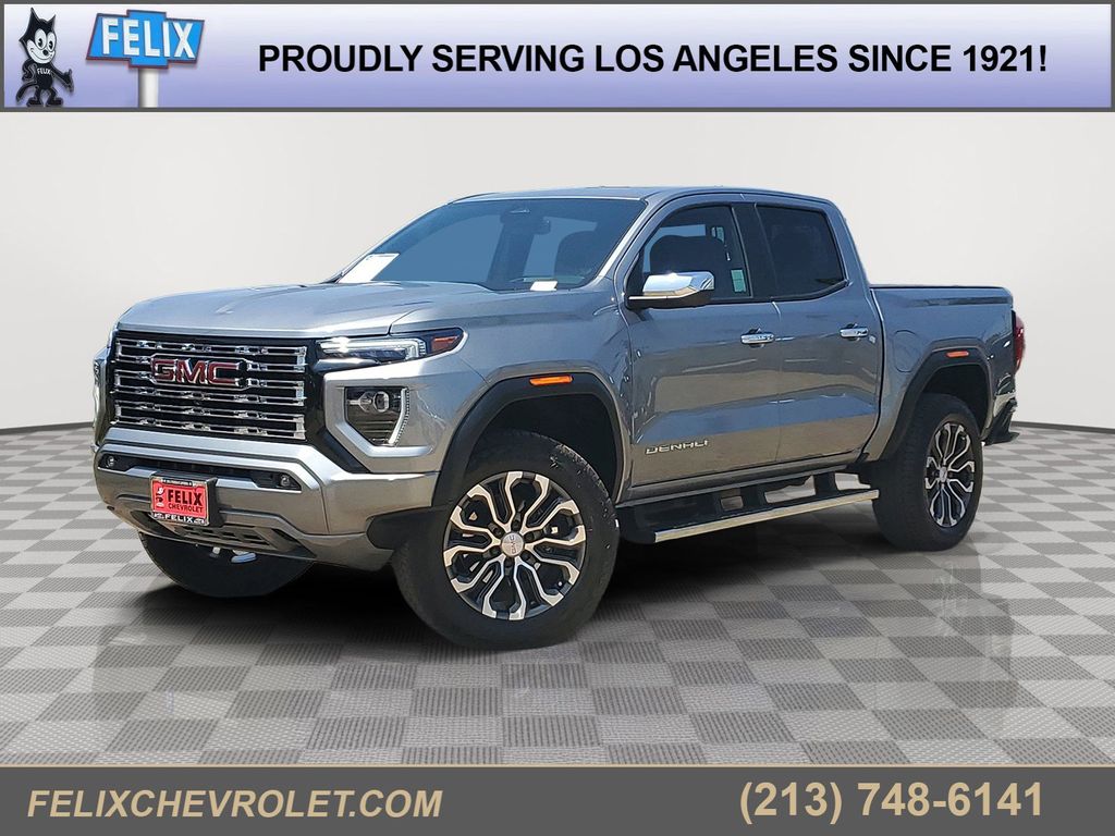 Sterling Metallic 2024 GMC Canyon Denali Crew Cab 4WD Pickup Truck Four-Wheel Drive 8-Speed Automatic