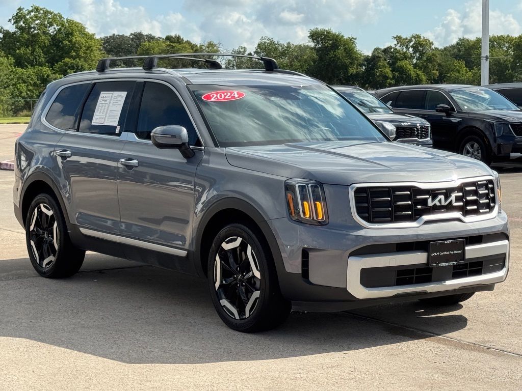 2024 Kia Telluride S Silver at Bayway Cadillac of The Woodlands