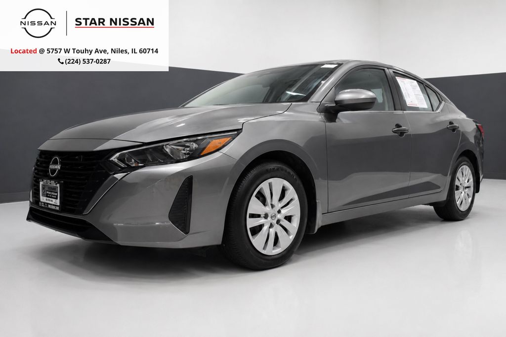 Gray (Gun Metallic) 2025 Nissan Sentra Sedan Front-Wheel Drive Continuously Variable Transmission