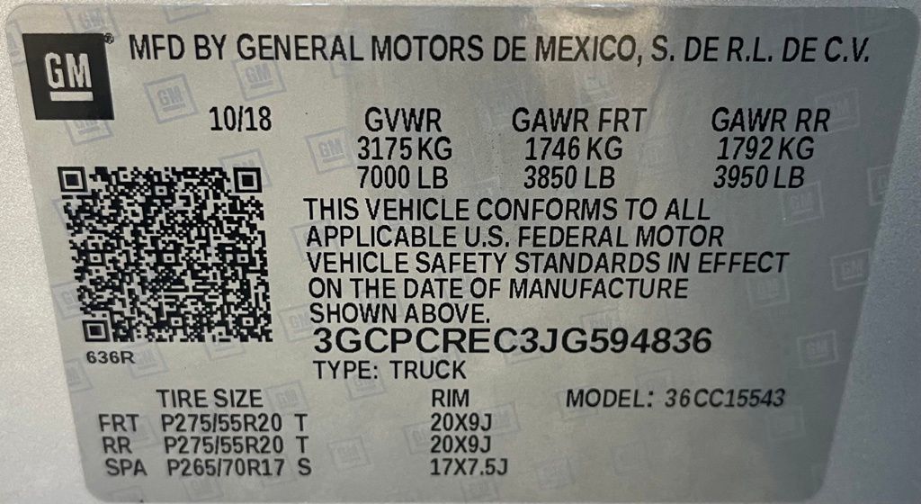 2018 Chevrolet Silverado 1500 LT Silver at Bravo Nissan