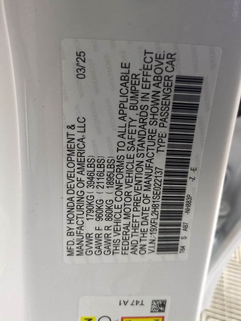 New 2025 Honda Civic For Sale in Fort Wayne, IN