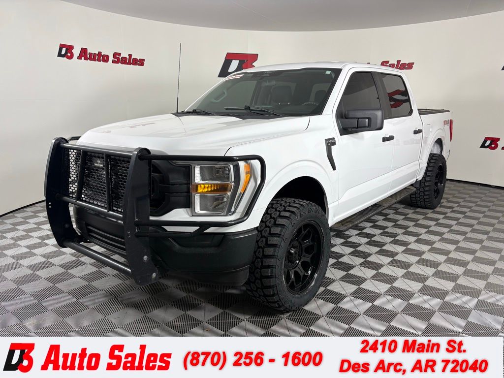 Oxford White 2022 Ford F-150 XL SuperCrew 4WD Pickup Truck Four-Wheel Drive Automatic