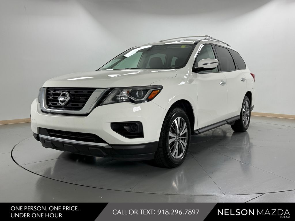 Glacier White (Fleet) 2018 Nissan Pathfinder SUV / Crossover Front-Wheel Drive Continuously Variable Transmission