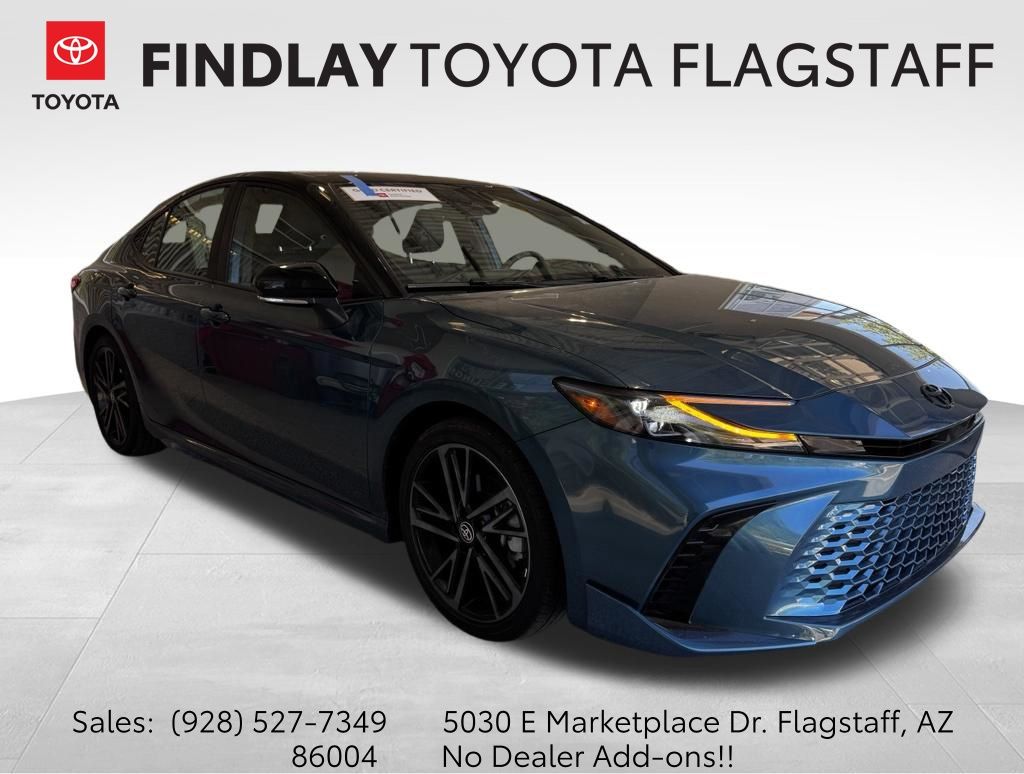 Ocean Gem/Midnight Black Metallic 2025 Toyota Camry Sedan Front-Wheel Drive Continuously Variable Transmission