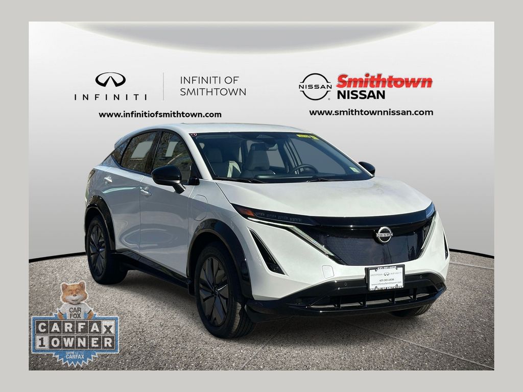 White Pearl 2024 Nissan Ariya Engage e-4ORCE SUV / Crossover All-Wheel Drive Continuously Variable Transmission